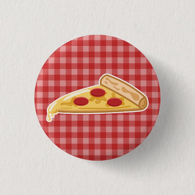 Macaron Rond 2,50 Cm Pizza Slice de dessin (Devant)
