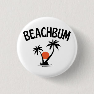Macaron Rond 2,50 Cm Plage Beachbum Été