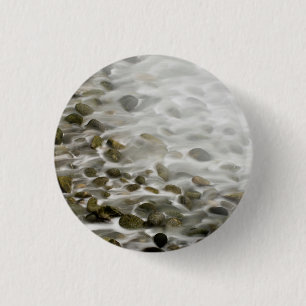 Macaron Rond 2,50 Cm Plage de pierre Point Lobos State Reserve, CA