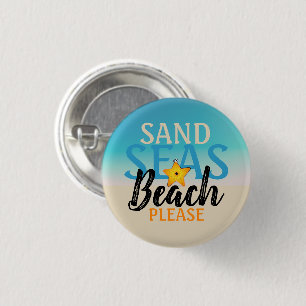 Macaron Rond 2,50 Cm Plage de sable de Starfish