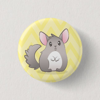 Macaron Rond 2,50 Cm Plaque 3,2cm Chinchilla Jaune