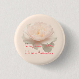 Macaron Rond 2,50 Cm Plaque rose blanche et rose