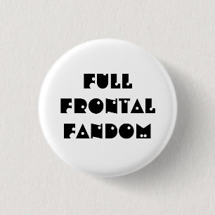 Macaron Rond 2,50 Cm Plein bouton frontal de Fandom
