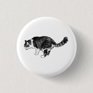 Macaron Rond 2,50 Cm Point lumineux, particularité de chat