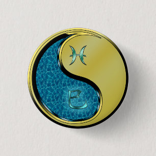 Macaron Rond 2,50 Cm Poissons & Serpent Métal