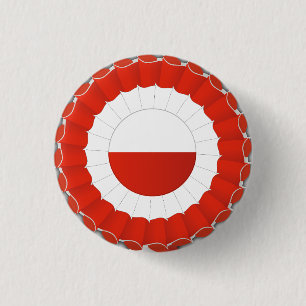 Macaron Rond 2,50 Cm Polska Pologne Pologne Anniversaire Cotillion