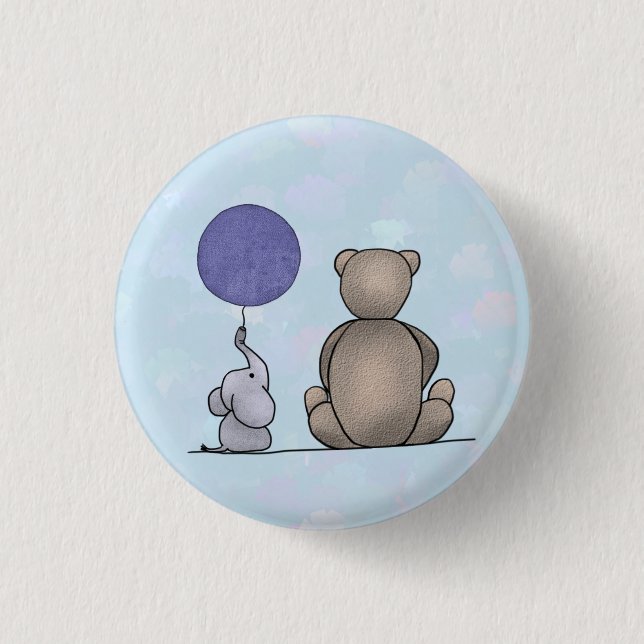 Macaron Rond 2,50 Cm Porte-clés (Devant)