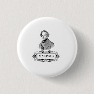 MACARON ROND 2,50 CM PORTRAIT DE MENDELSSOHN