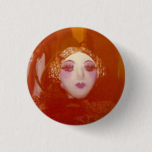 Macaron Rond 2,50 Cm Portrait d'or