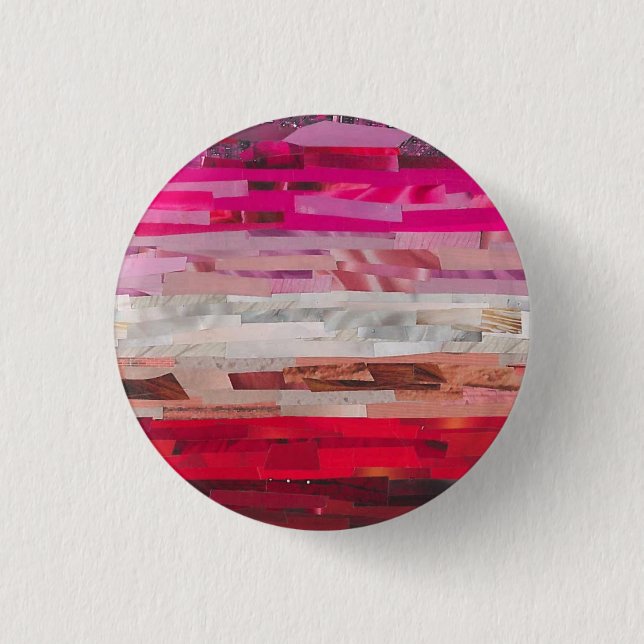 Macaron Rond 2,50 Cm Pride lesbienne (Devant)
