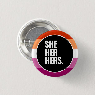 Macaron Rond 2,50 Cm Pride lesbienne