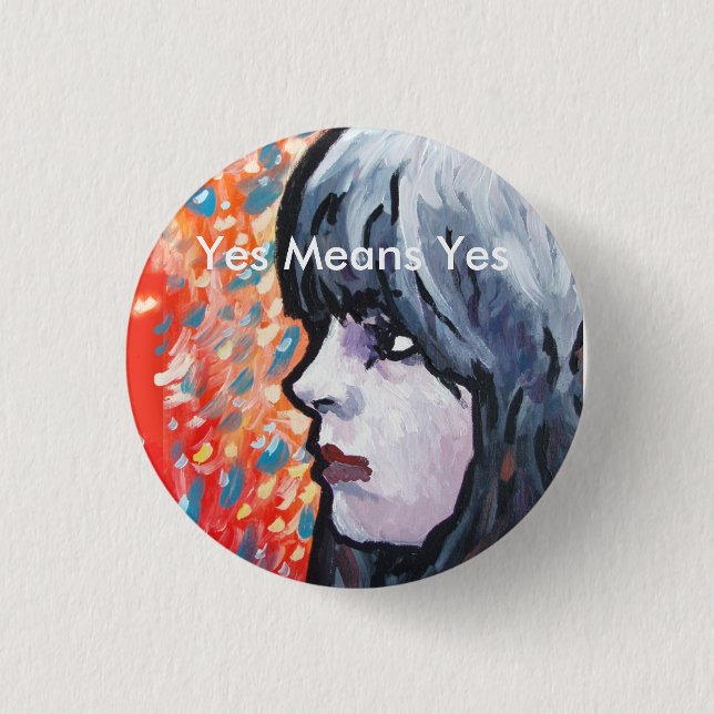 Macaron Rond 2,50 Cm Princesse foncée Button (Devant)