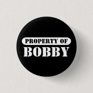 Macaron Rond 2,50 Cm Propriété de Bobby Button