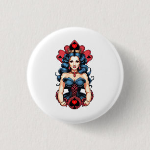 Macaron Rond 2,50 Cm Queen of Spades Thunder_Cove