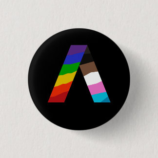 Macaron Rond 2,50 Cm Queer Ally Pin