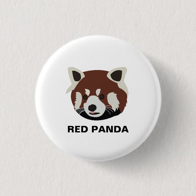 Macaron Rond 2,50 Cm Raccoon Red Panda Raccoon (Devant)
