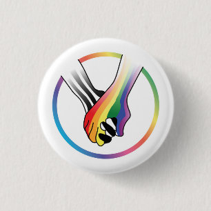 Macaron Rond 2,50 Cm Rainbow & Ally Button Pin