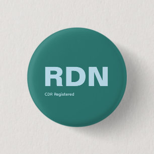 Macaron Rond 2,50 Cm "RDN - CDR Inscrit" Petit Bouton