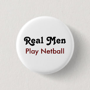 Macaron Rond 2,50 Cm Real Men Play Netball