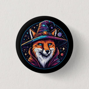 Macaron Rond 2,50 Cm Renard Fantastique - Magicien Céleste