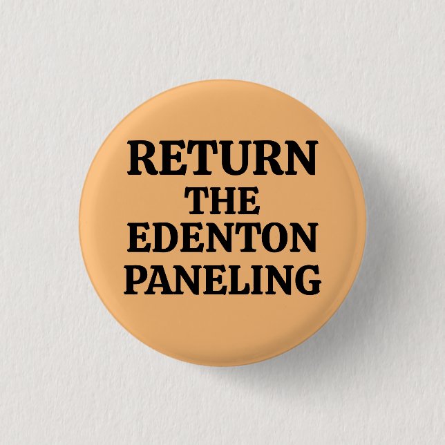 Macaron Rond 2,50 Cm Retourner le bouton Edenton Paneling (Devant)