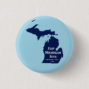 Macaron Rond 2,50 Cm Retourner Michigan Blue en 2024