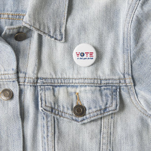 Macaron Rond 2,50 Cm Rex Vote Pin