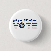 Rex Voter pin, tail