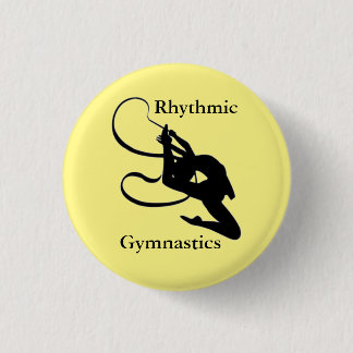 Macaron Rond 2,50 Cm Rhythmic Gymnastics button pin "gymnast gifts"