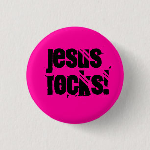 Macaron Rond 2,50 Cm Roches de Jésus ! - Customisé