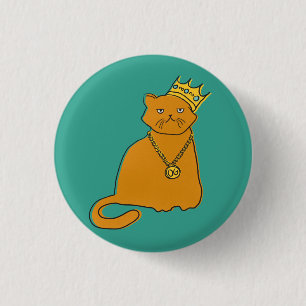 Macaron Rond 2,50 Cm Roi de chat d'OG