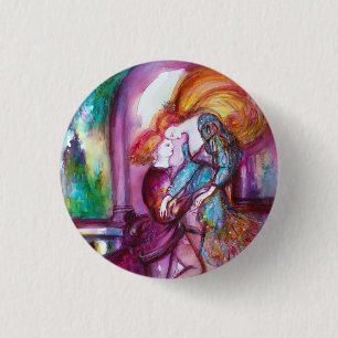 Macaron Rond 2,50 Cm ROMEO ET JULIET Romantique Saint Valentin