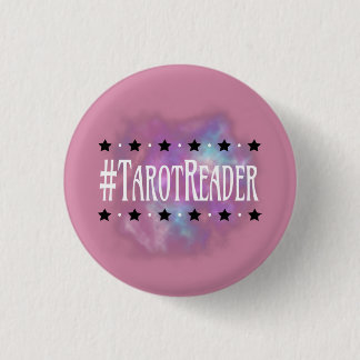 Macaron Rond 2,50 Cm Rose 1 de #TarotReader po. Bouton