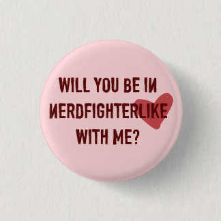 Macaron Rond 2,50 Cm Rose de bouton de Nerdfighterlike