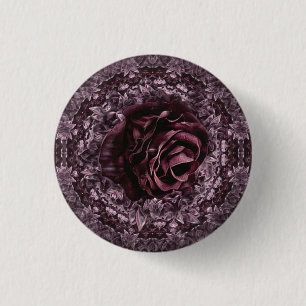 Macaron Rond 2,50 Cm Rose Mandala 