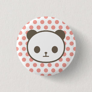 Macaron Rond 2,50 Cm rose panda