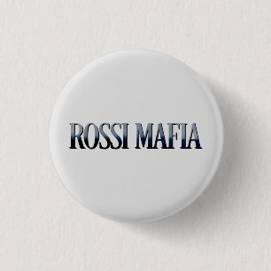 Macaron Rond 2,50 Cm Rossi Mafia Button