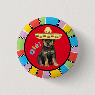 Macaron Rond 2,50 Cm Rottweiler de fiesta
