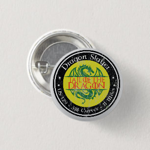 Macaron Rond 2,50 Cm Route de la queue du dragon US 129 Moto 01