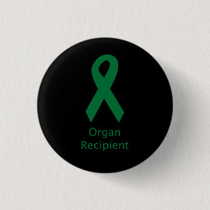 Macaron Rond 2,50 Cm Ruban de donateur d'organe