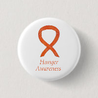 Ruban de sensibilisation à l'orange à la faim