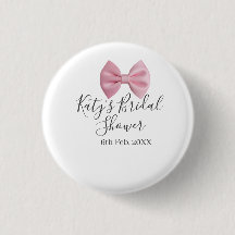 Ruban rose pastel élégant mariage nom date