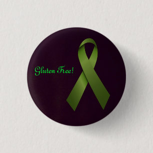 Macaron Rond 2,50 Cm Ruban vert libre de gluten