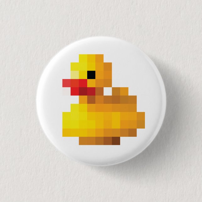 Macaron Rond 2,50 Cm Rubber Ducky (Devant)