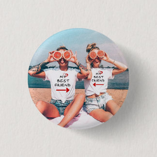 Macaron Rond 2,50 Cm Sac fourre-tout personnalisé avec photo d'amitié