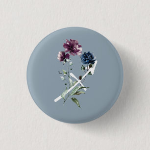 Macaron Rond 2,50 Cm Sagittarius Zodiac