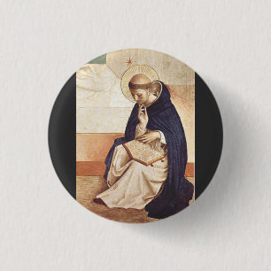 Macaron Rond 2,50 Cm Saint Dominique par Fra Angelico Renaissance Beaux