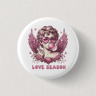 Macaron Rond 2,50 Cm Saison d'amour Valentine