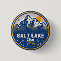 Salt Lake City Utah Ski Souvenir Retro Vintage 80s