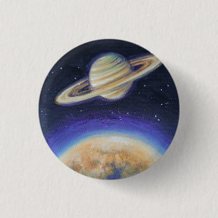 Macaron Rond 2,50 Cm Saturne et Titan